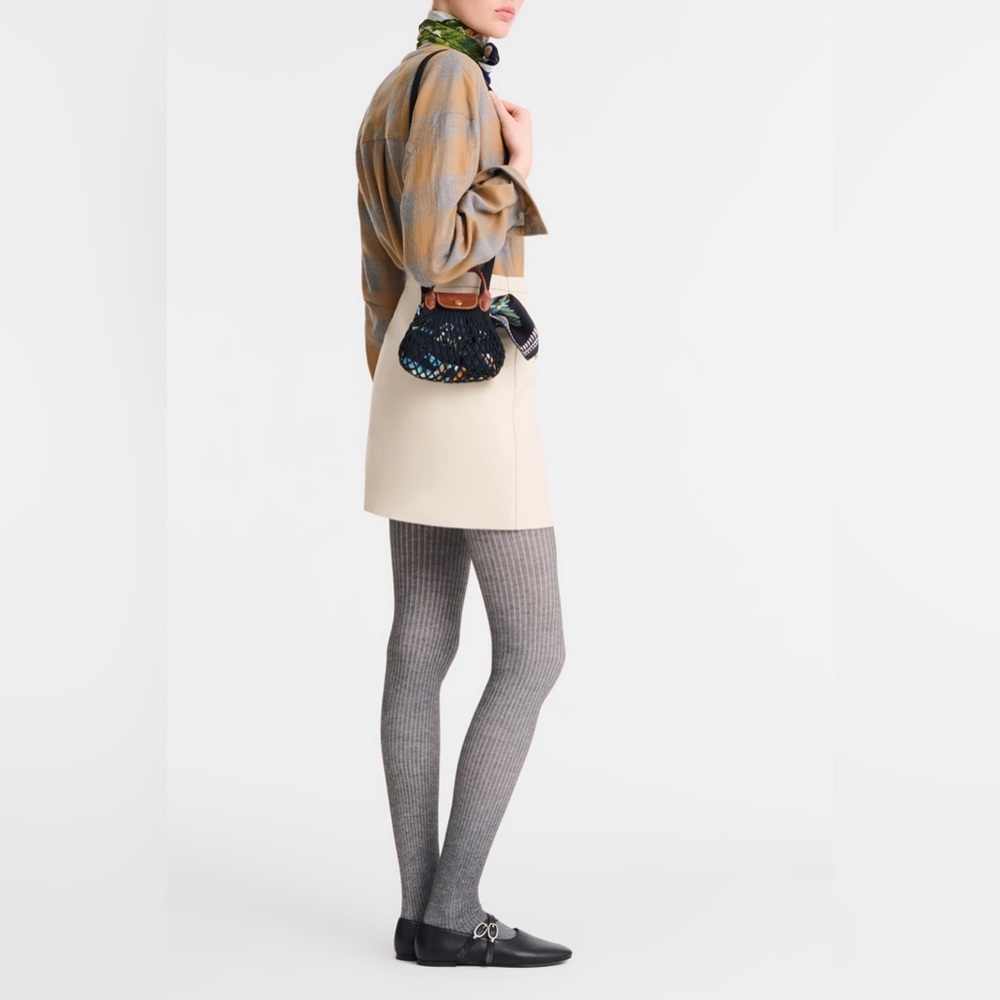 Longchamp LE PLIAGE FILET XS MESH BAG Black - Picture 5 of 5